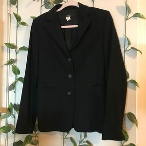 padded shoulder blazer